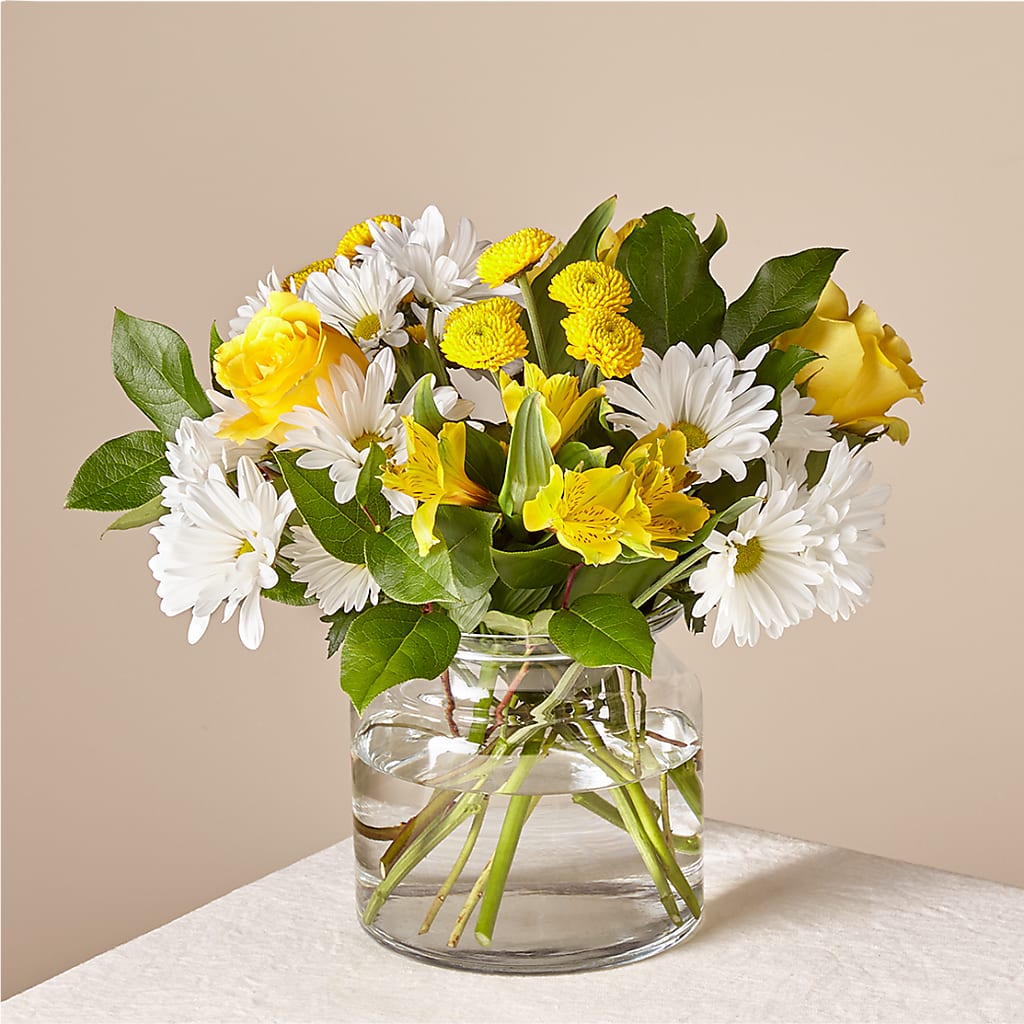 Sunny Sentiments Bouquet – For Get Me Not Florist, Williamston NC
