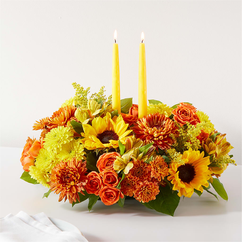 Autumn Harmony Centerpiece – For Get Me Not Florist, Williamston NC