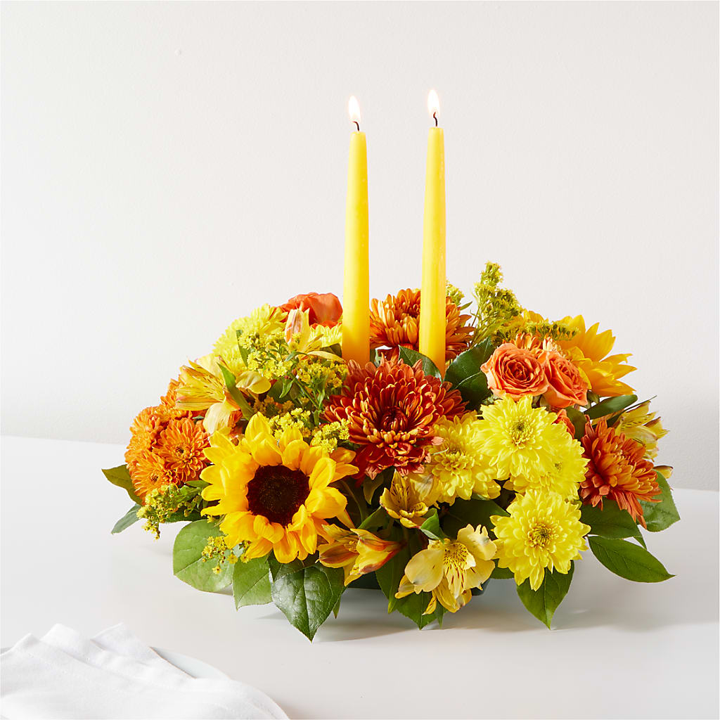 Autumn Harmony Centerpiece – For Get Me Not Florist, Williamston NC