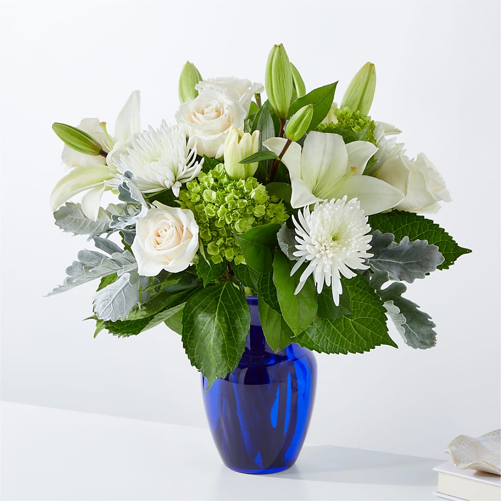 Snowy Dreams Bouquet – For Get Me Not Florist, Williamston NC