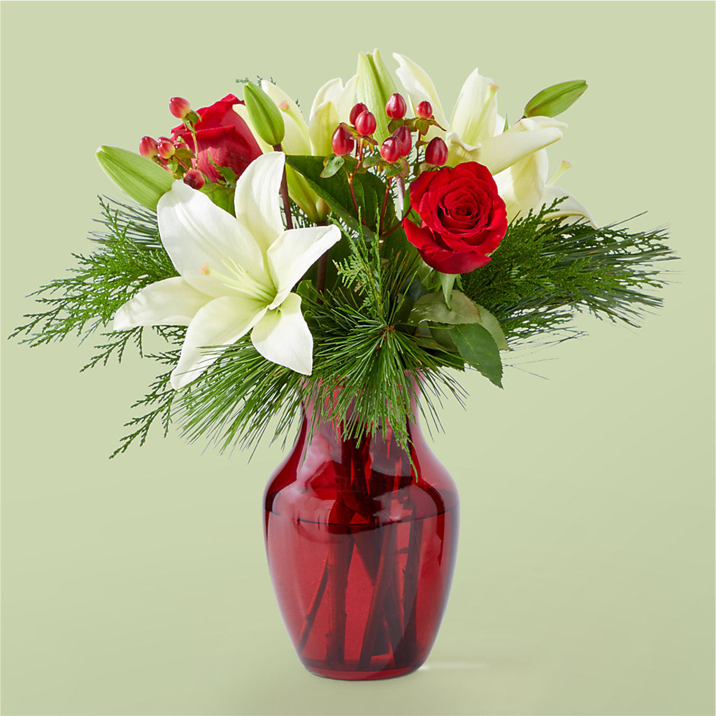 Evergreen Delight Bouquet – For Get Me Not Florist, Williamston NC