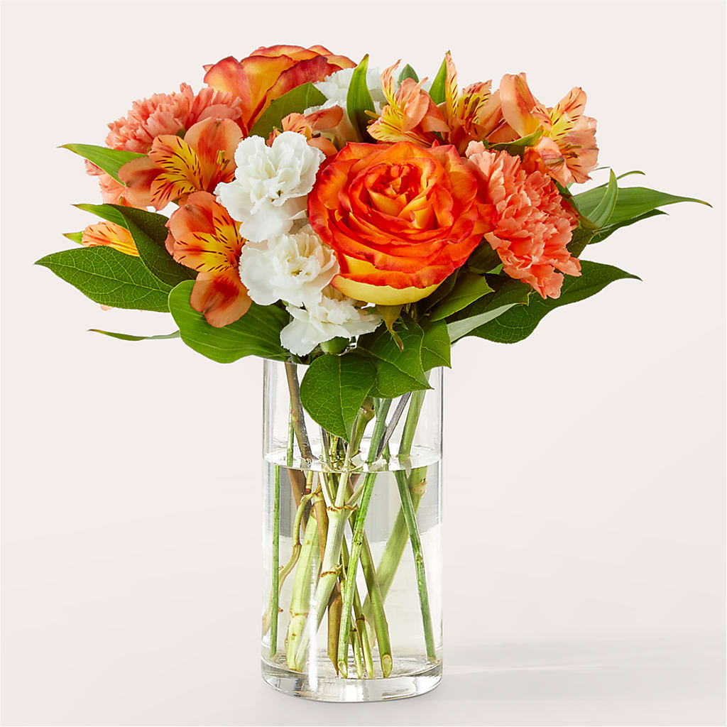 Apricot Glow Bouquet – For Get Me Not Florist, Williamston NC