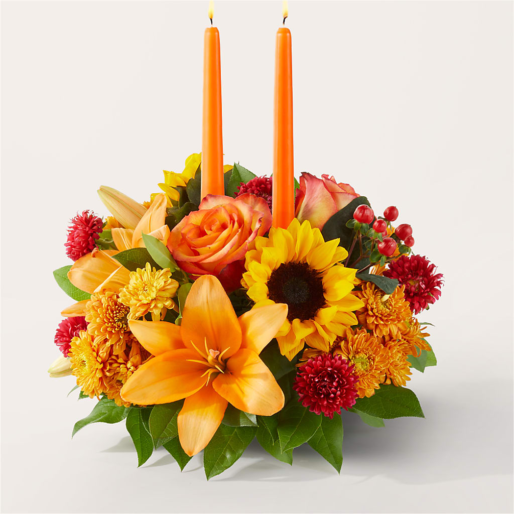 Grateful Centerpiece – For Get Me Not Florist, Williamston NC