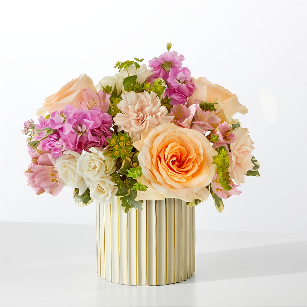 Paradise Bouquet with Ivory Vase – For Get Me Not Florist, Williamston NC
