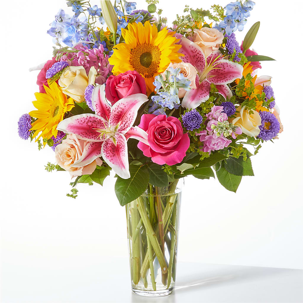 Dreamy Meadows Bouquet – For Get Me Not Florist, Williamston NC