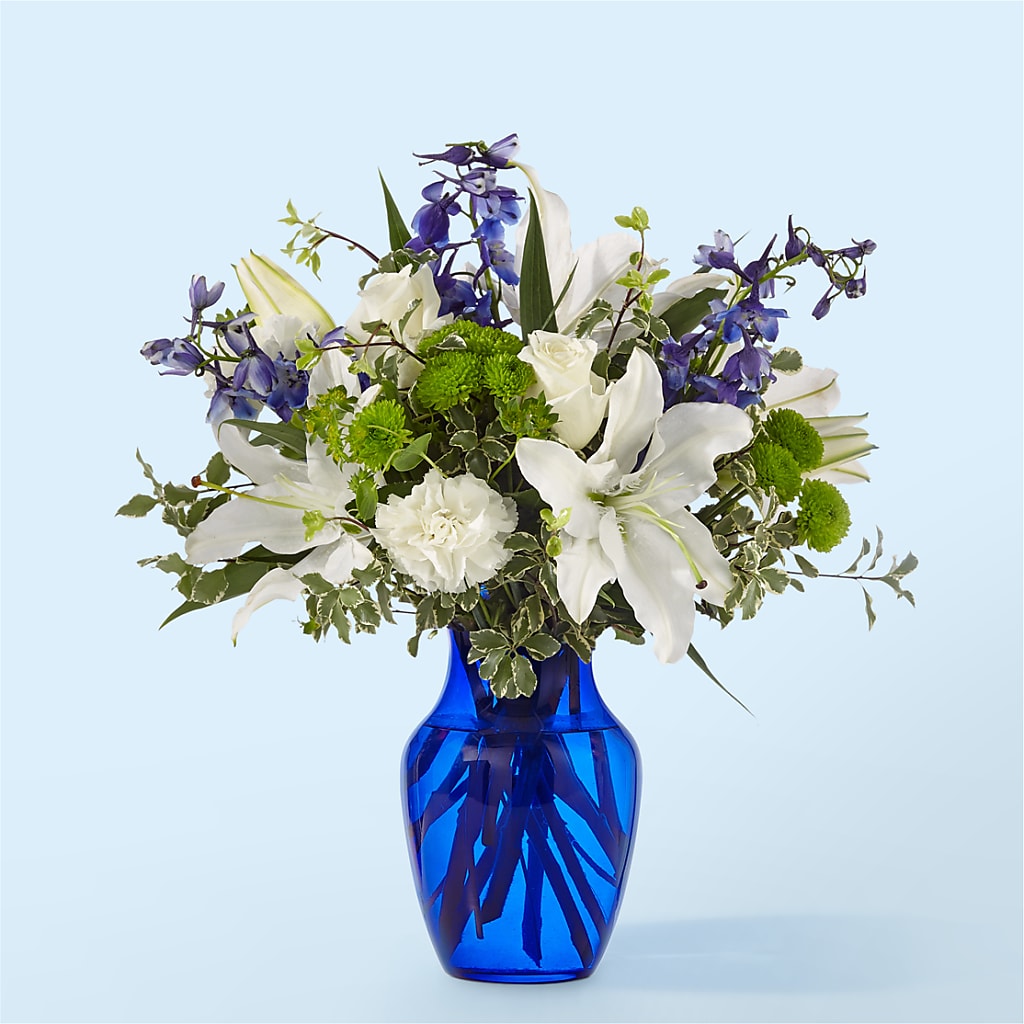 Santorini Bouquet – For Get Me Not Florist, Williamston NC