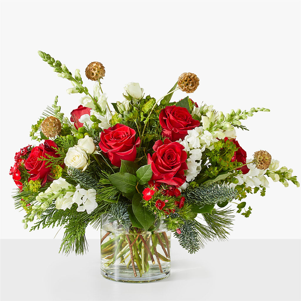 Deck the Halls Bouquet – For Get Me Not Florist, Williamston NC