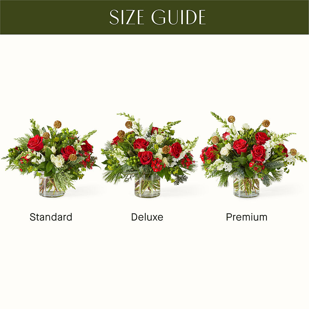 Deck the Halls Bouquet – For Get Me Not Florist, Williamston NC
