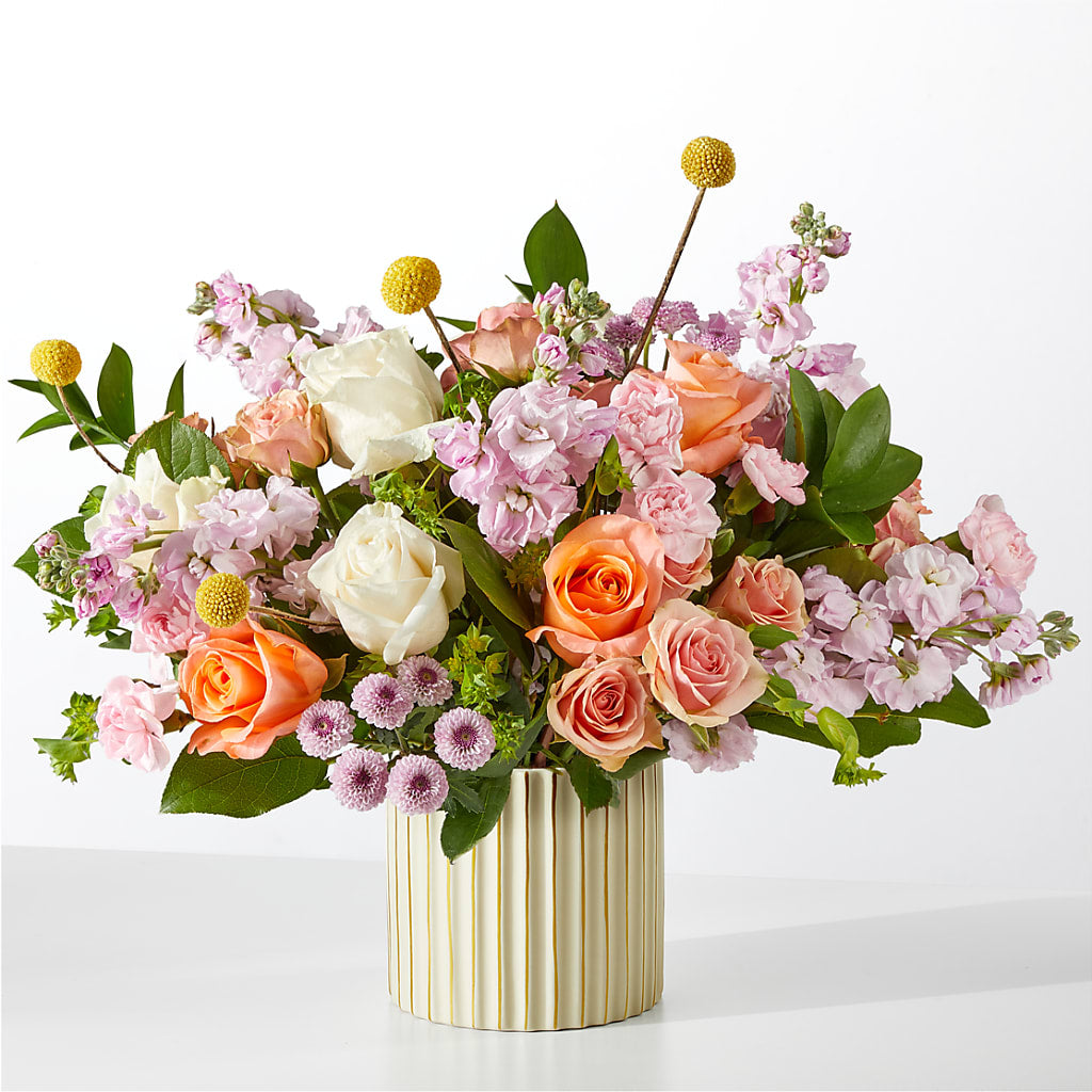 French Market Bouquet with Ivory Vase – For Get Me Not Florist, Williamston NC