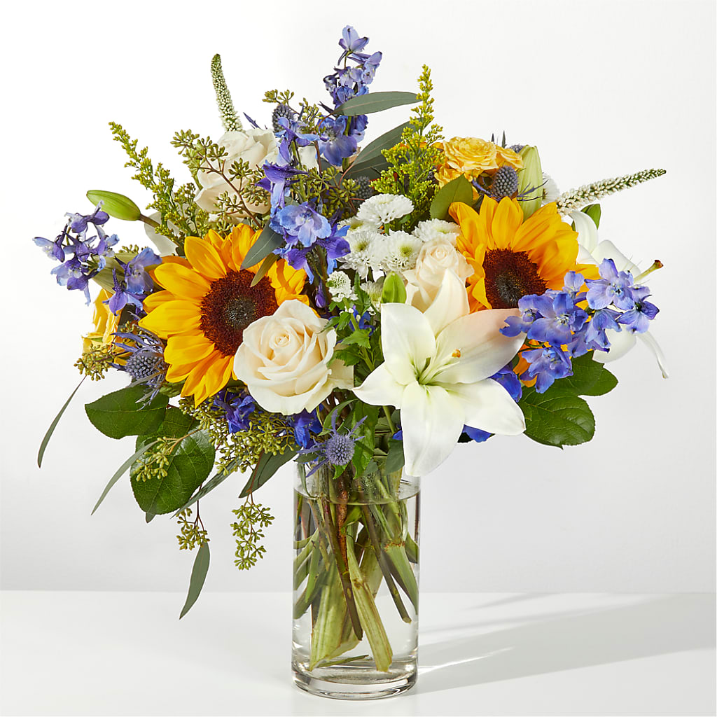 Wonderfully Sunny Bouquet – For Get Me Not Florist, Williamston NC