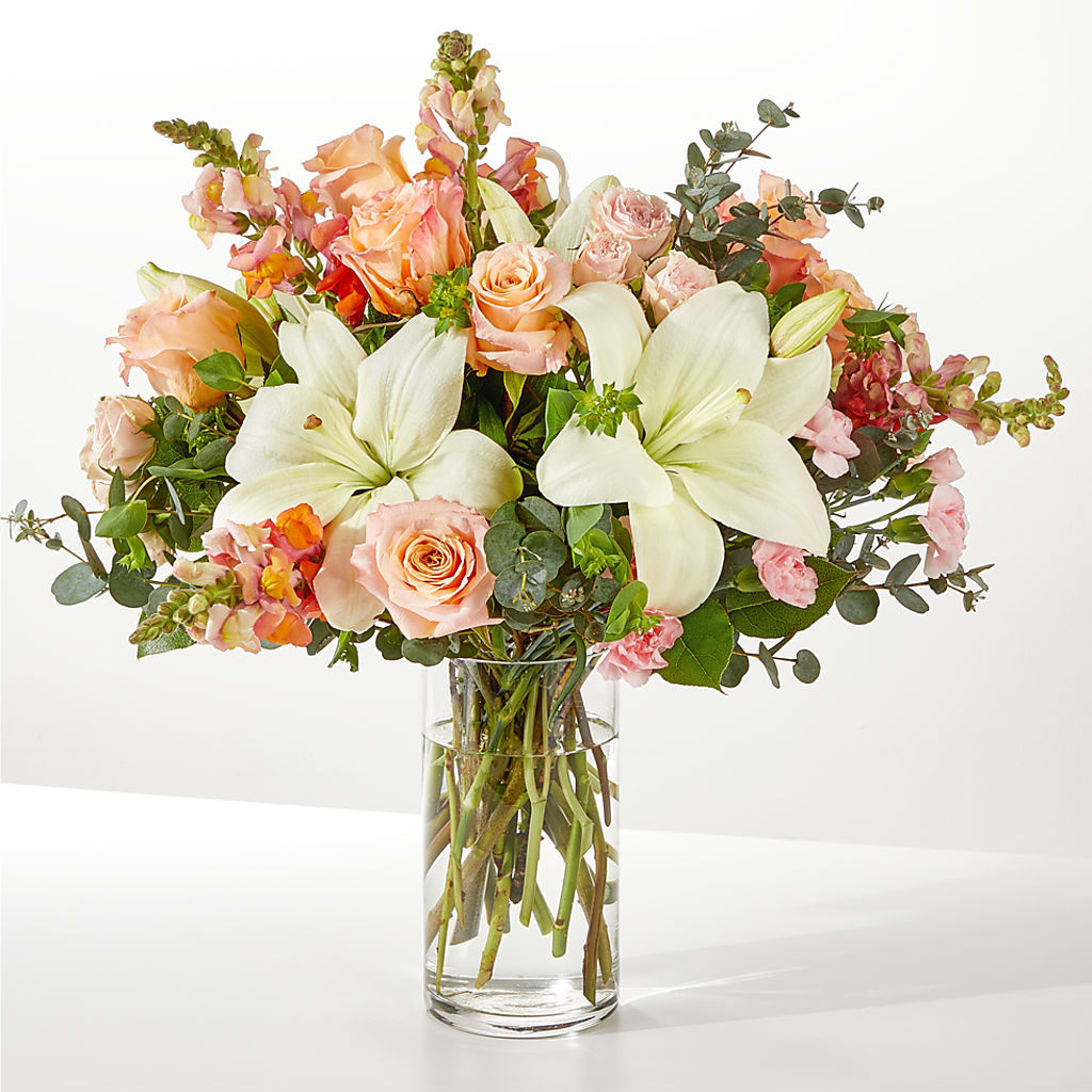 Grapefruit Splash Bouquet – For Get Me Not Florist, Williamston NC
