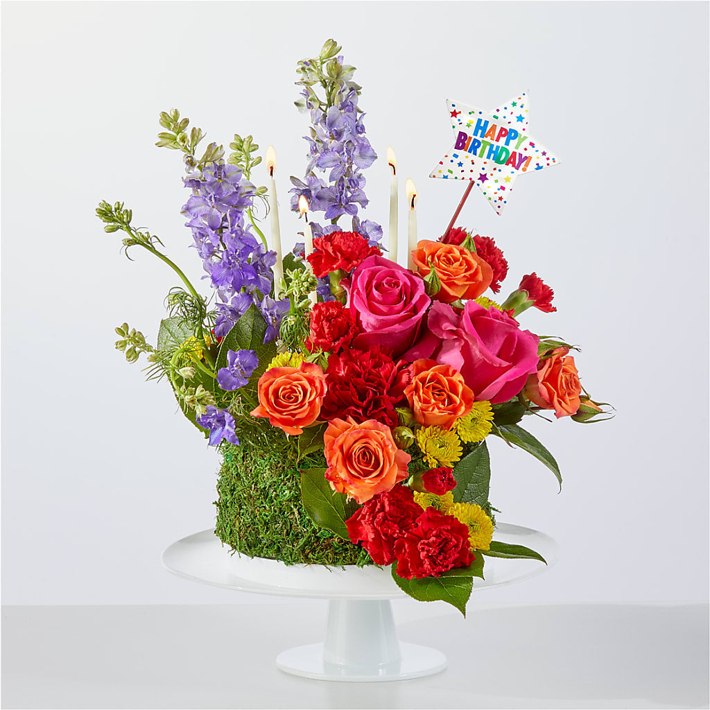 Best Year Yet Floral Cake – For Get Me Not Florist, Williamston NC