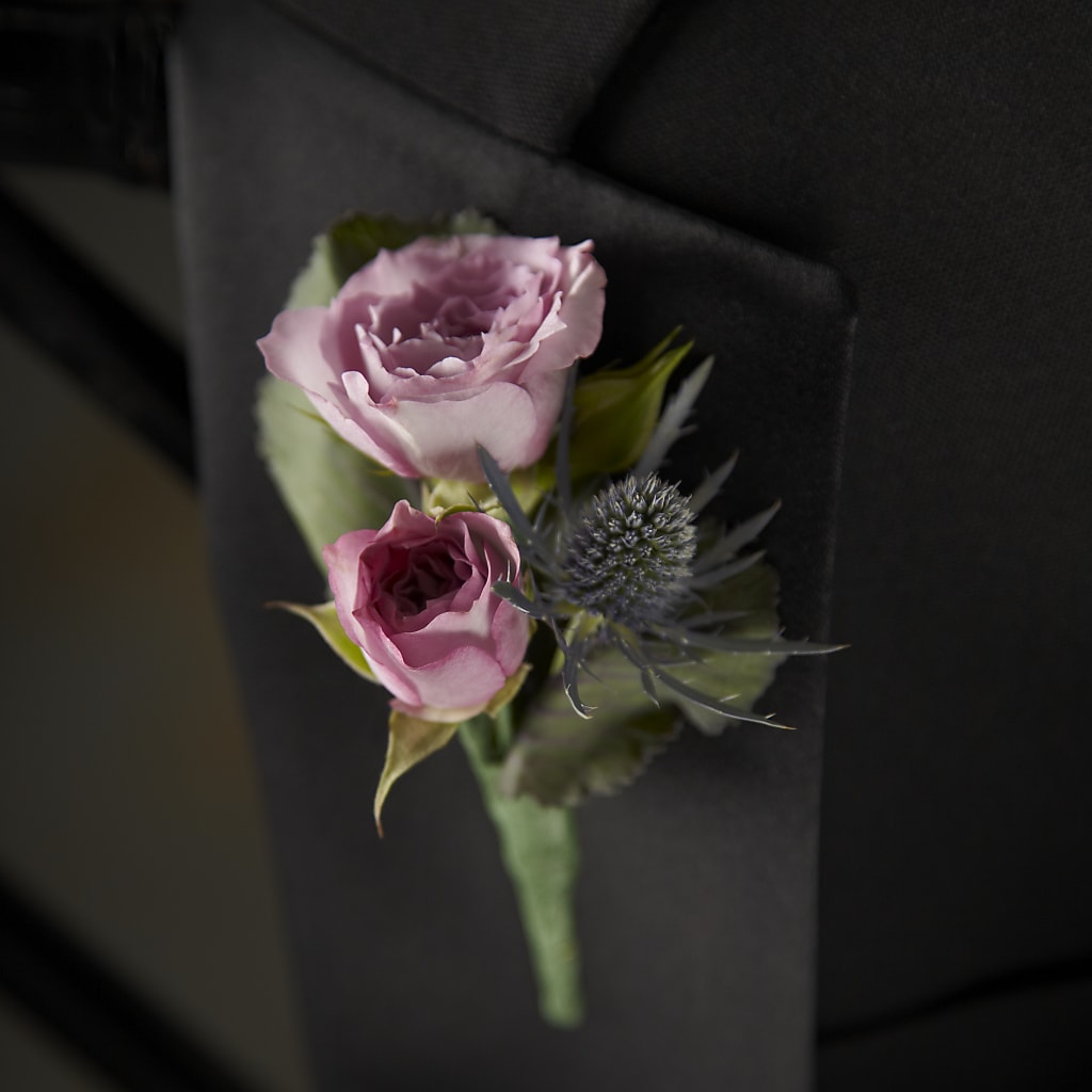 Veronica Boutonniere – For Get Me Not Florist, Williamston NC