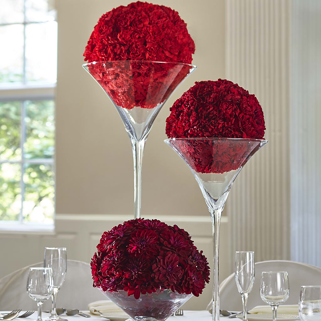 Our Special Vows Centerpiece – For Get Me Not Florist, Williamston NC