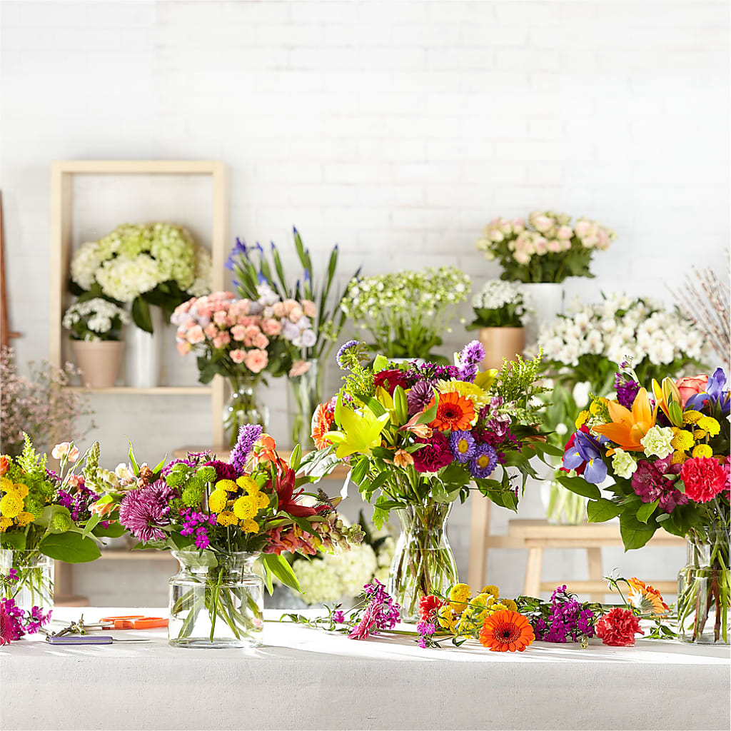 Bold & Bright – A Florist Original –  For Get Me Not Florist, Williamston NC