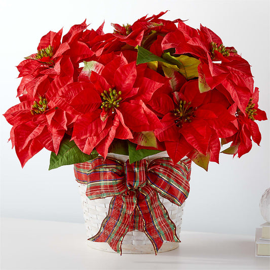 Happiest Holidays Poinsettia –  For Get Me Not Florist, Williamston NC