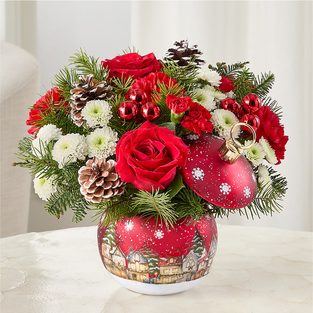 Christmas Carols Ornament –  For Get Me Not Florist, Williamston NC