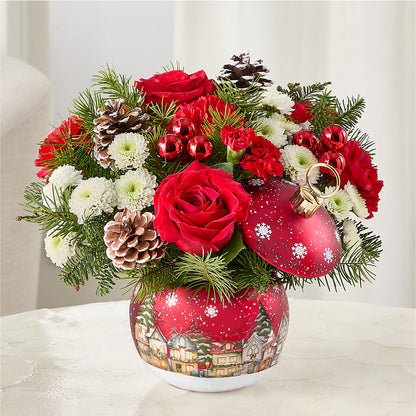 Christmas Carols Ornament –  For Get Me Not Florist, Williamston NC