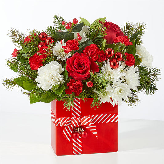 Presents Under the Tree Bouquet –  For Get Me Not Florist, Williamston NC