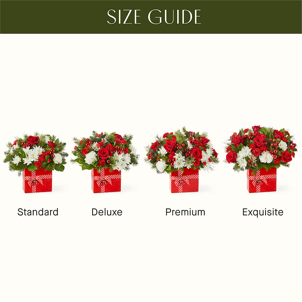 Presents Under the Tree Bouquet –  For Get Me Not Florist, Williamston NC