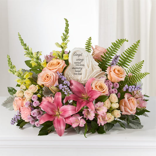Gentle Light Arrangement –  For Get Me Not Florist, Williamston NC