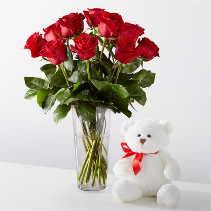 Romantic Long Stem Red Rose Bouquet Bundles –  For Get Me Not Florist, Williamston NC