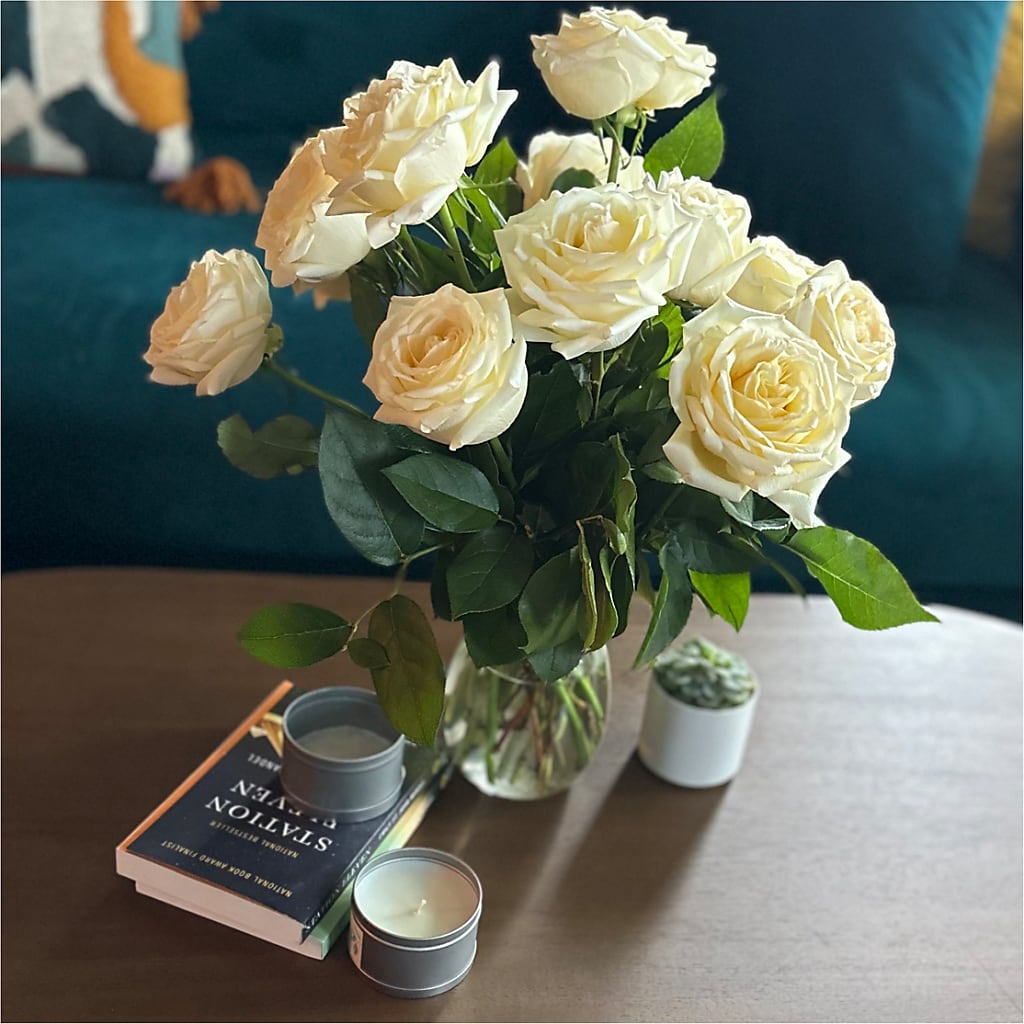 Long Stem Yellow Rose Bouquet –  For Get Me Not Florist, Williamston NC