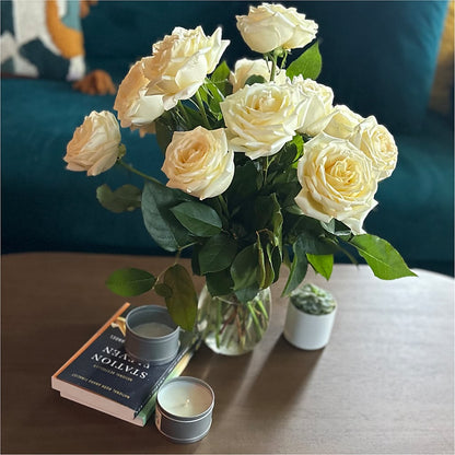 Long Stem Yellow Rose Bouquet –  For Get Me Not Florist, Williamston NC