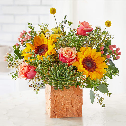 Sunflower Season Bouquet –  For Get Me Not Florist, Williamston NC