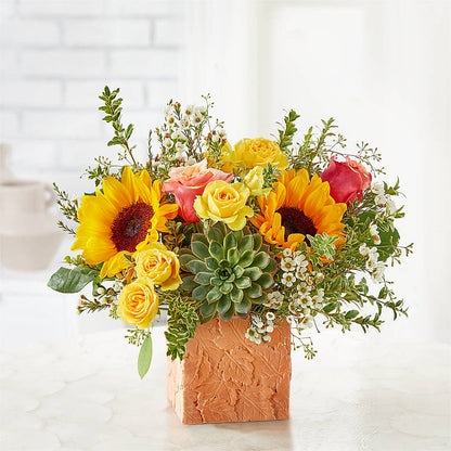 Sunflower Season Bouquet –  For Get Me Not Florist, Williamston NC