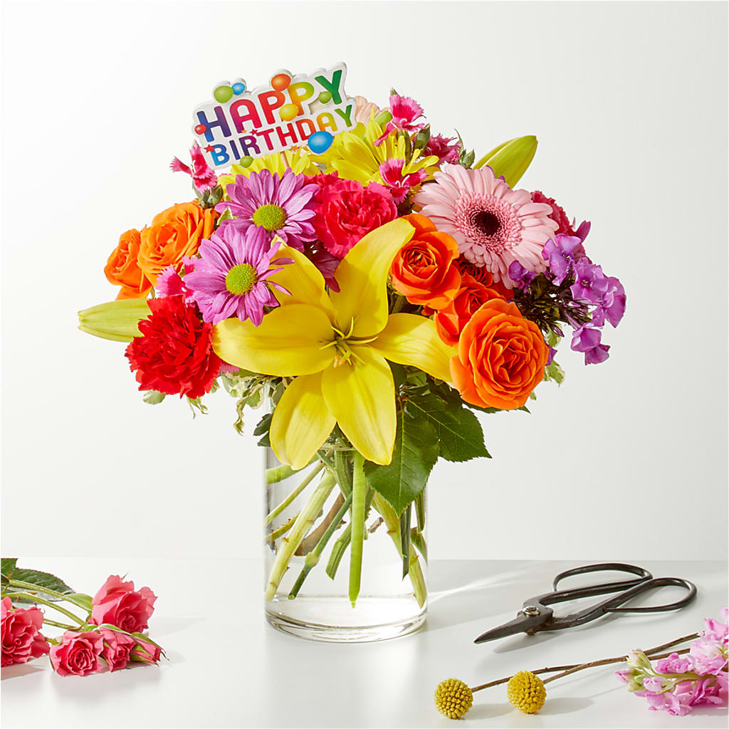 Cue the Confetti - A Florist Original –  For Get Me Not Florist, Williamston NC