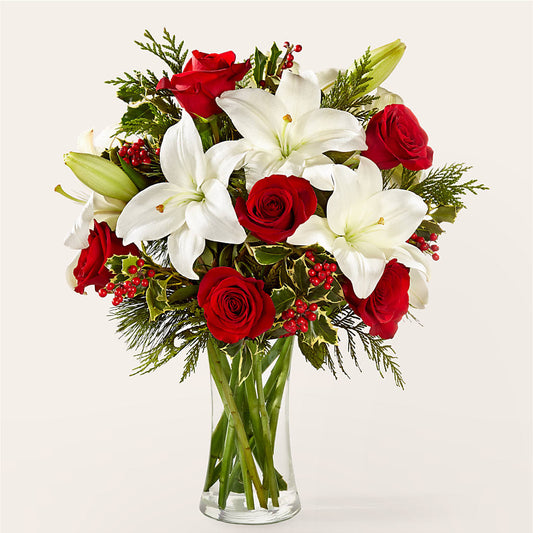 Sparkling Snowflakes Bouquet –  For Get Me Not Florist, Williamston NC