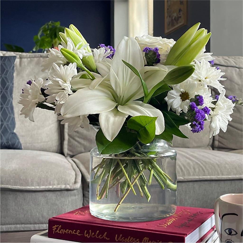 Beyond Blue Bouquet –  For Get Me Not Florist, Williamston NC
