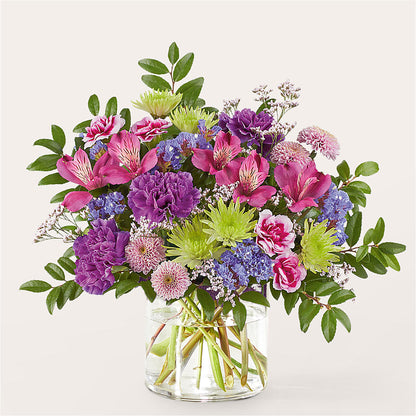 Glass Half Full Bouquet –  For Get Me Not Florist, Williamston NC