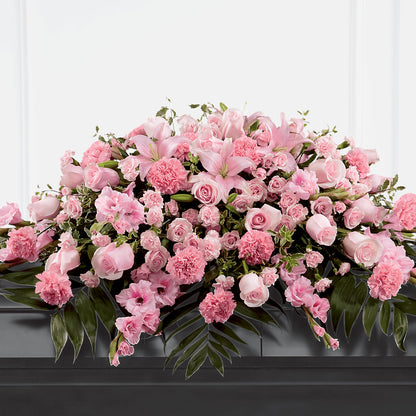 Garden of Comfort Casket Spray (Standard) –  For Get Me Not Florist, Williamston NC
