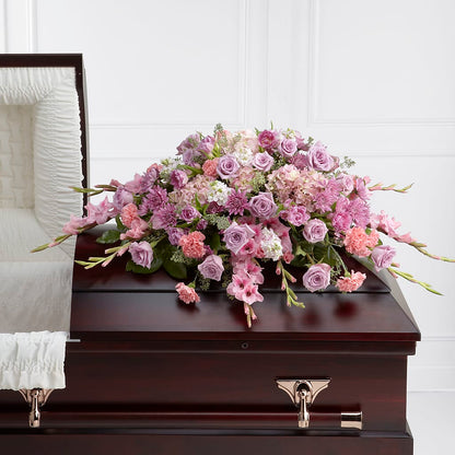 Immorata Casket Spray –  For Get Me Not Florist, Williamston NC