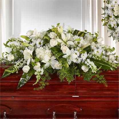 Abundance Casket Spray –  For Get Me Not Florist, Williamston NC