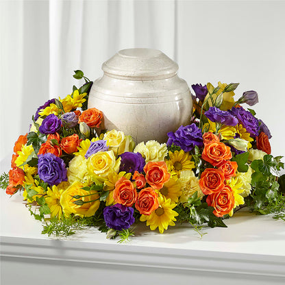 Blossoms of Remembrance Cremation Adornment –  For Get Me Not Florist, Williamston NC
