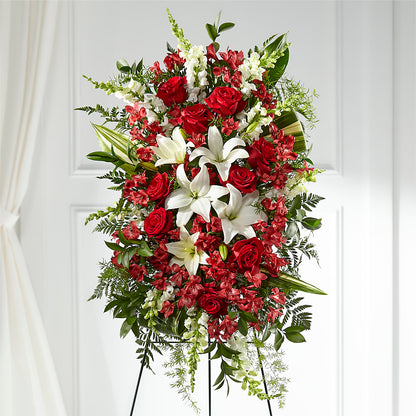 Everlasting Memory Standing Spray –  For Get Me Not Florist, Williamston NC