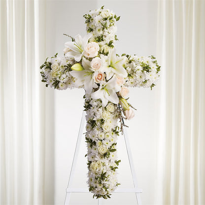Spiritual Guidance Standing Spray –  For Get Me Not Florist, Williamston NC