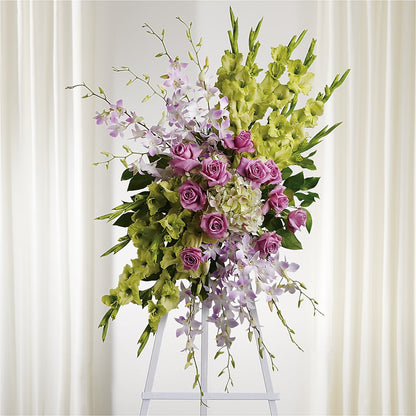 Lasting Legacy Standing Spray –  For Get Me Not Florist, Williamston NC