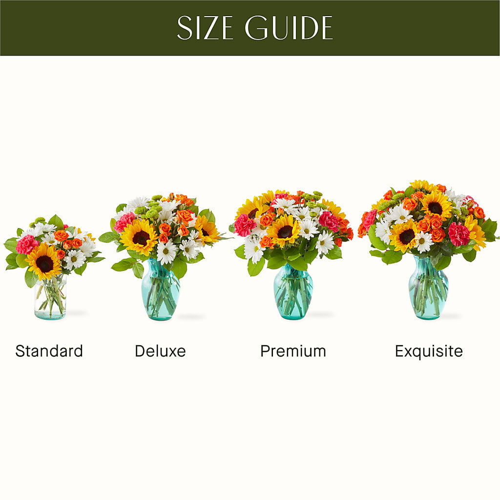 Sun-drenched Blooms Bouquet –  For Get Me Not Florist, Williamston NC