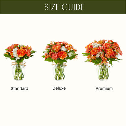 Apricot Glow Bouquet –  For Get Me Not Florist, Williamston NC