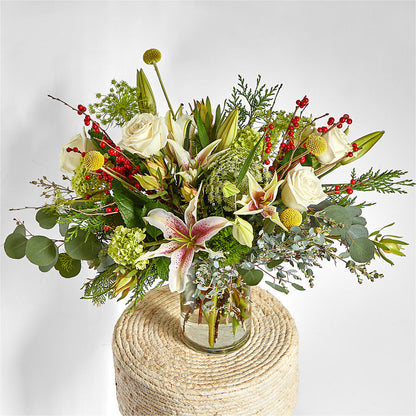 Berry & Bright Bouquet –  For Get Me Not Florist, Williamston NC