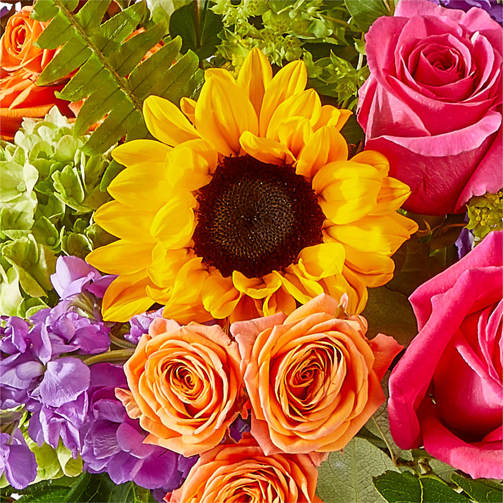 Vibrant Greetings Bouquet –  For Get Me Not Florist, Williamston NC