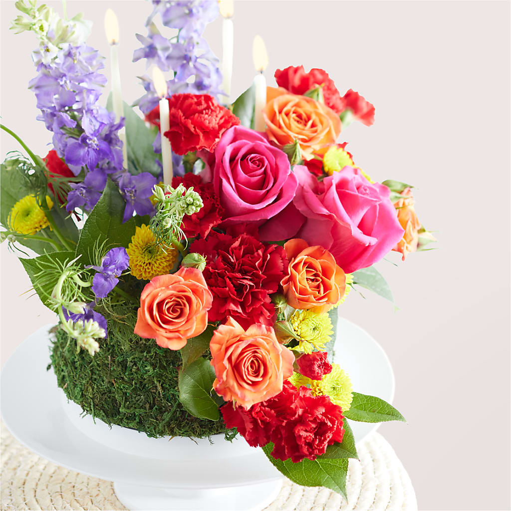 Best Year Yet Floral Cake –  For Get Me Not Florist, Williamston NC