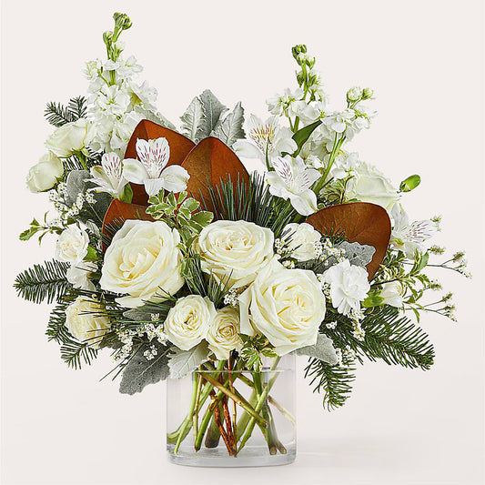 Fresh Snowfall Bouquet –  For Get Me Not Florist, Williamston NC