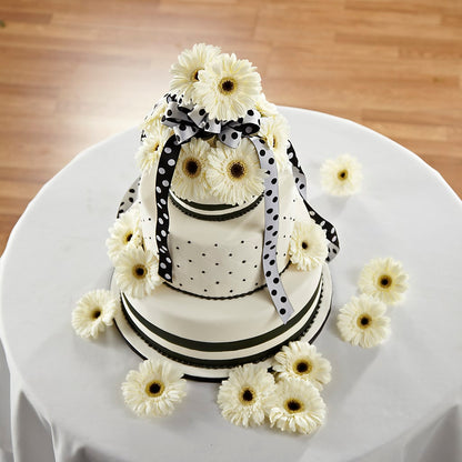 Simple Sophistication Cake Décor –  For Get Me Not Florist, Williamston NC