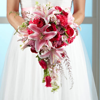 Lily & Rose Bouquet –  For Get Me Not Florist, Williamston NC