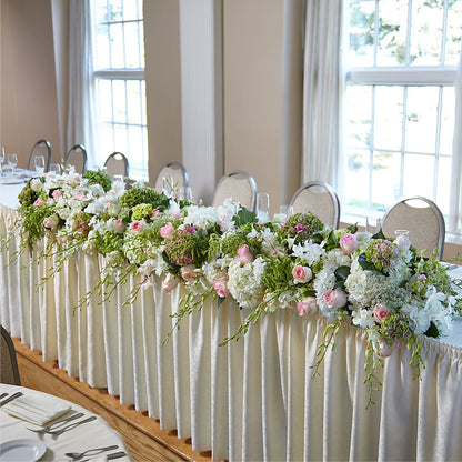 State of Joy Head Table Arrangement –  For Get Me Not Florist, Williamston NC